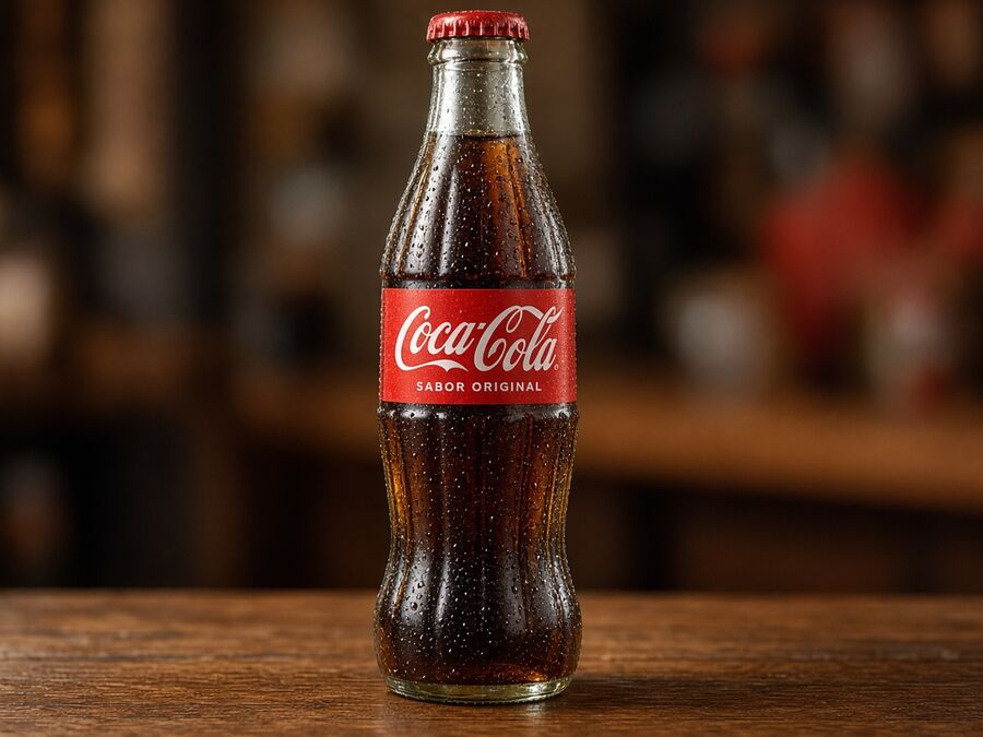Mexican Coca-Cola glass bottle