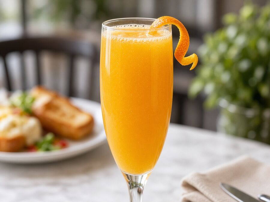 Brunch mimosa flute