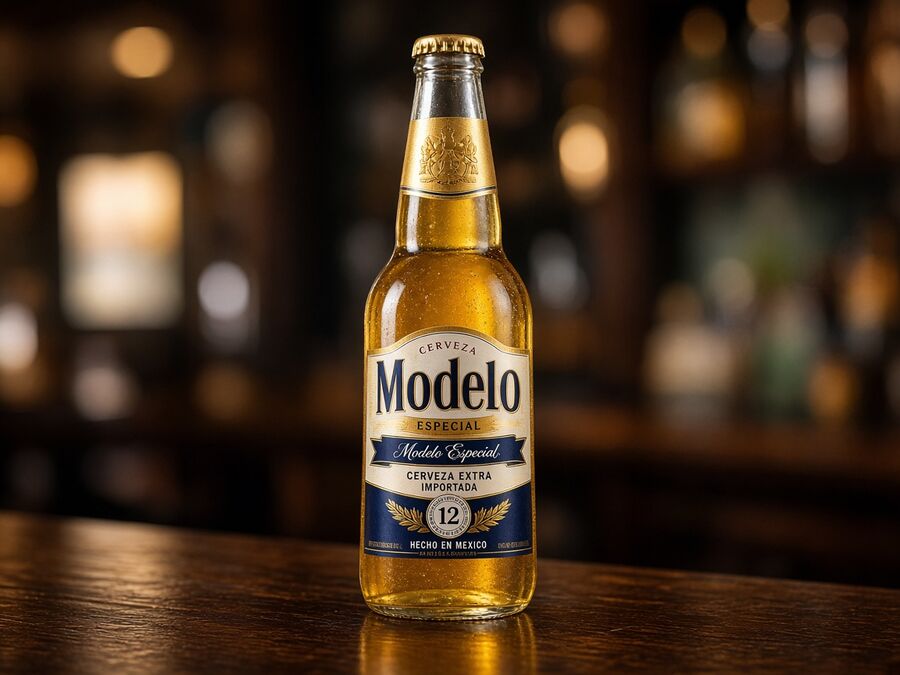 Modelo Especial beer bottle